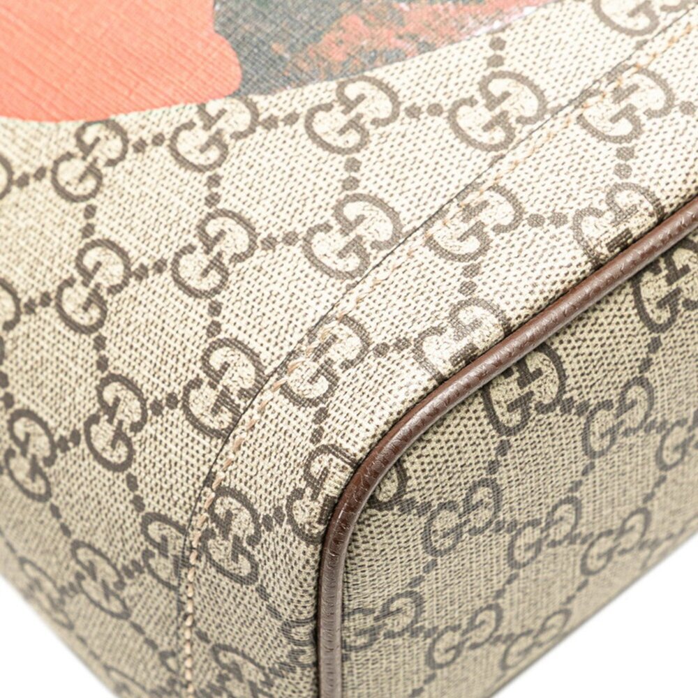 GUCCI Authentic Brown Leather Backpack - Picture 5 of 13